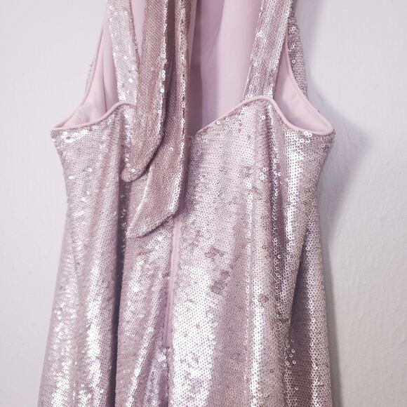 C/MEO Collective Illuminated Sequin Shimmer Mini Dress (Pink, Small) - Picture 14 of 16